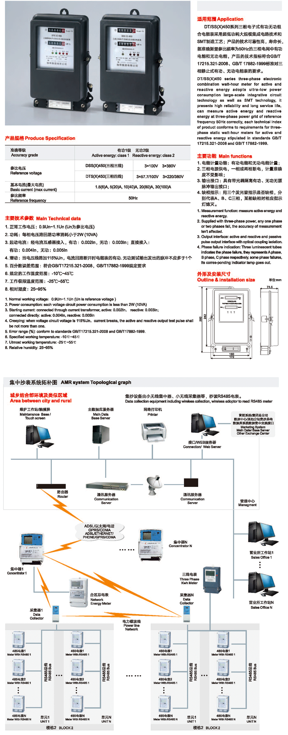 DTS(X)450，DSS(X)450系列三相电子式有功无功组合电能表-2.png